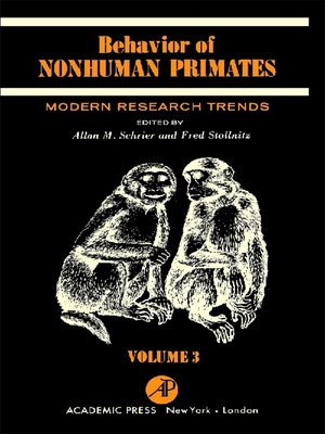 cover image of Behavior of Nonhuman Primates